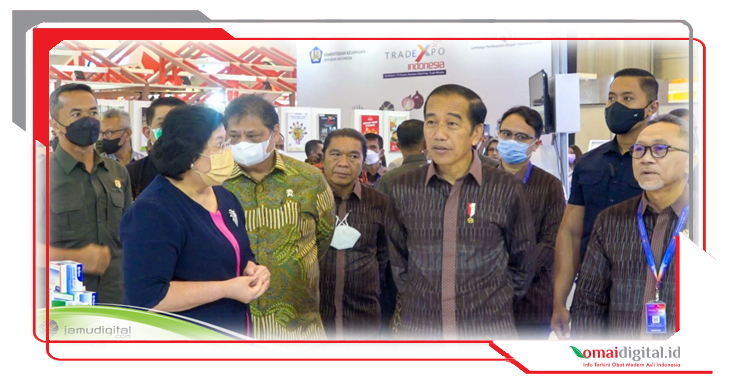 Dialog Komisaris Dexa Group, Saat Presiden Jokowi Kunjungi Booth OMAI